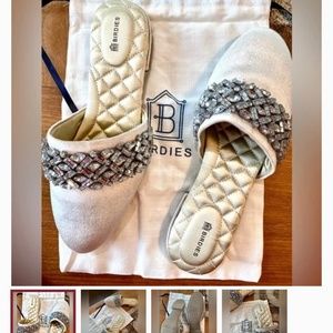 Champagne Bridal Birdies Slippers/Flats